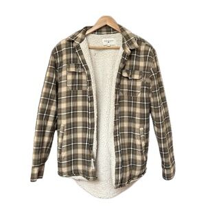 Modern Amusement sherpa flannel jacket
